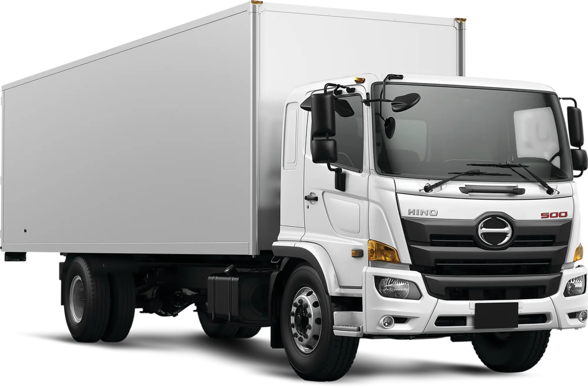 Xe tải thùng kín Hino 500 màu trắng